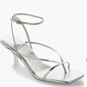 Jeffrey Campbell Fluxx Heels in Silver